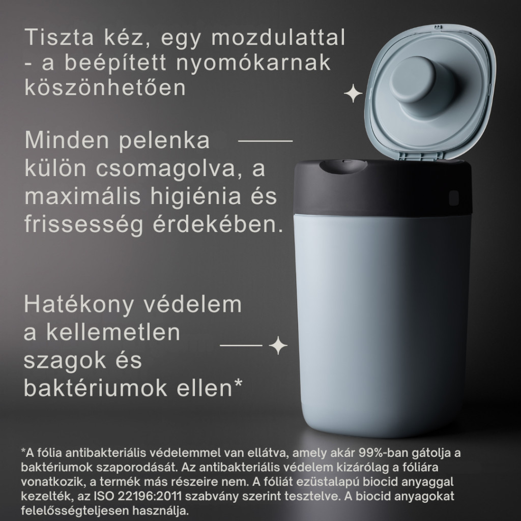 Tommee Tippee Twist&Click Sangenic pelenkatároló szemetes (kuka), kék