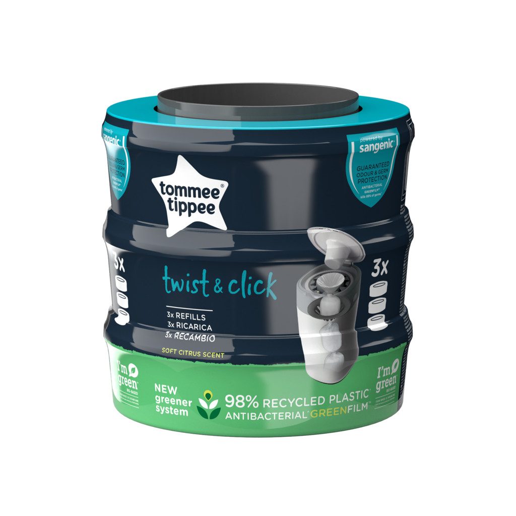 Tommee Tippee Twist&Click Sangenic TEC pelenka kuka utántöltő (3 db)