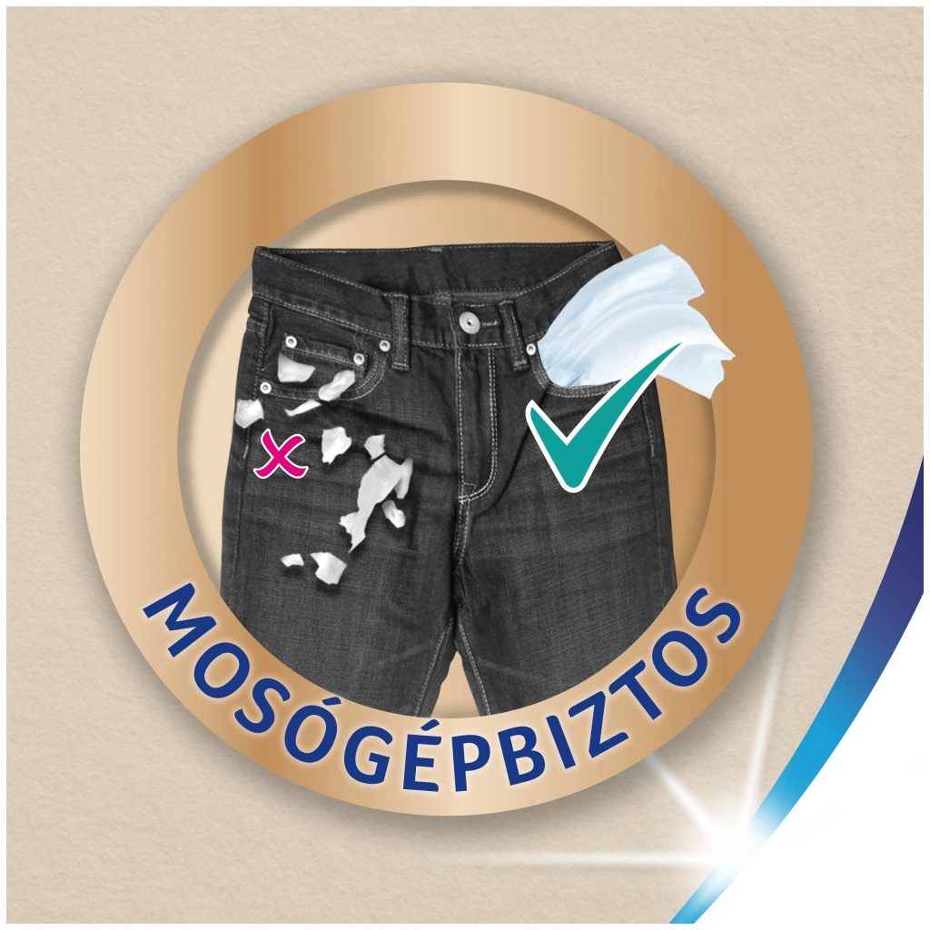 Zewa Softis Natural Soft 4 rétegű illatmentes dobozos papírzsebkendő (80 db)