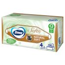 Zewa Softis Natural Soft 4 rétegű illatmentes dobozos papírzsebkendő (80 db)