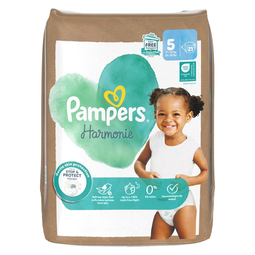 Pampers Harmonie pelenka 5, 11-16 kg, 21 db
