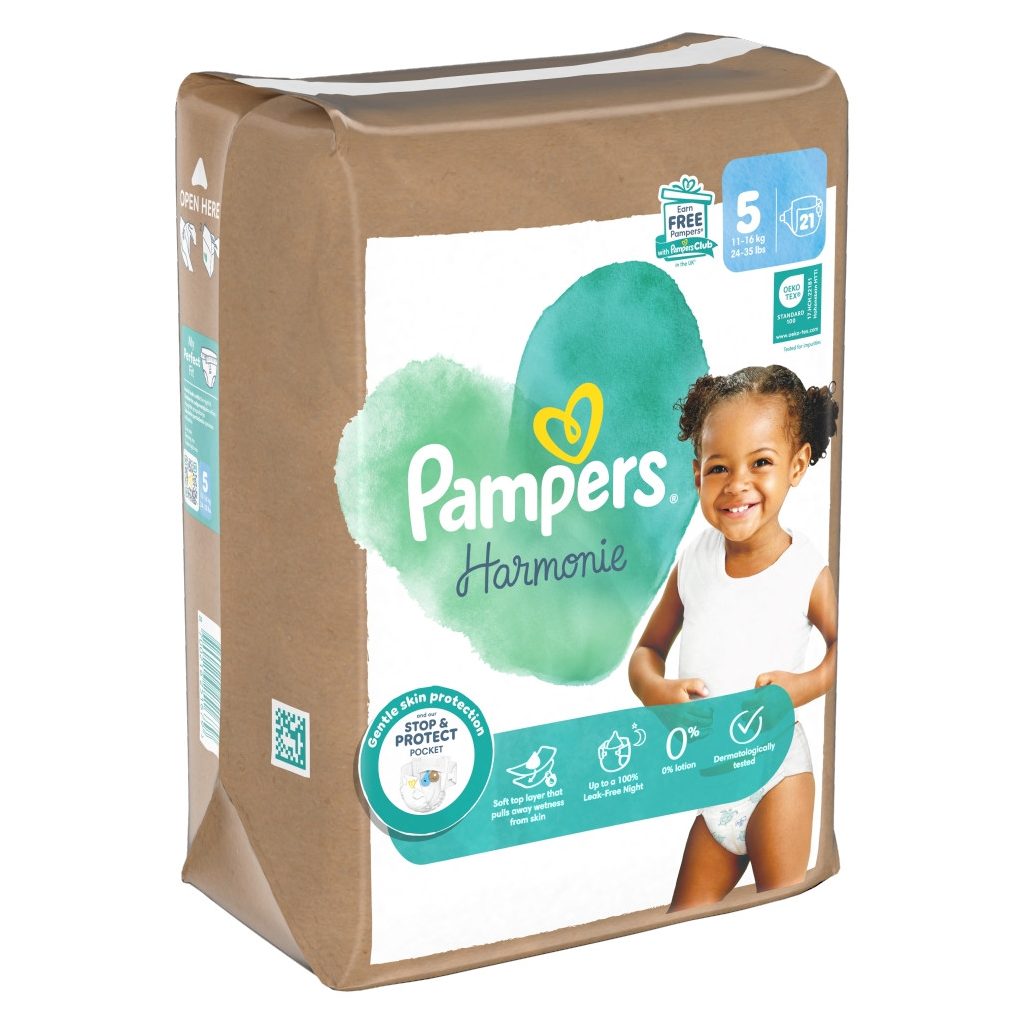 Pampers Harmonie pelenka 5, 11-16 kg, 21 db