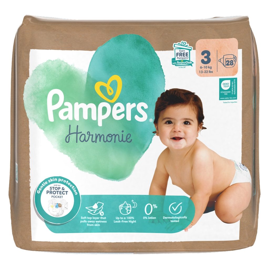 Pampers Harmonie pelenka 3, 6-10 kg, 28 db