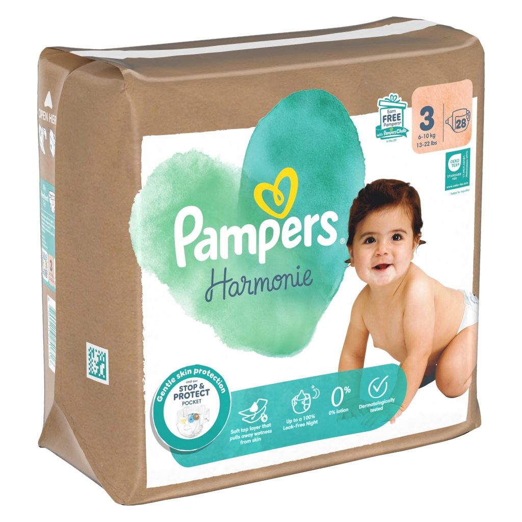 Pampers Harmonie pelenka 3, 6-10 kg, 28 db