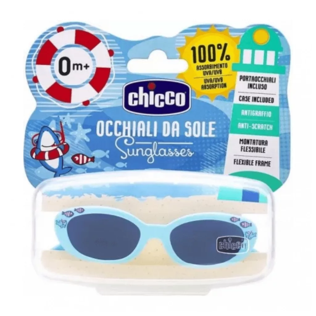 Chicco Baby napszemüveg, UVA/UVB szűrővel 0 hó+ (fiús)
