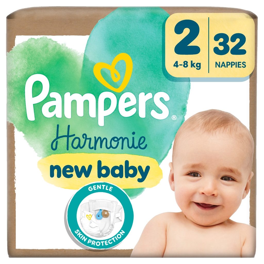 Pampers Harmonie pelenka 2, 4-8 kg, 32 db