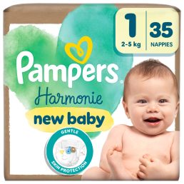 Pampers Harmonie pelenka 1, 2-5 kg, 35 db
