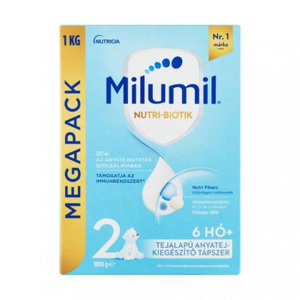 Milumil 2 Tejalapú anyatej-kiegészítő tápszer 6-12 hó (1000 g)