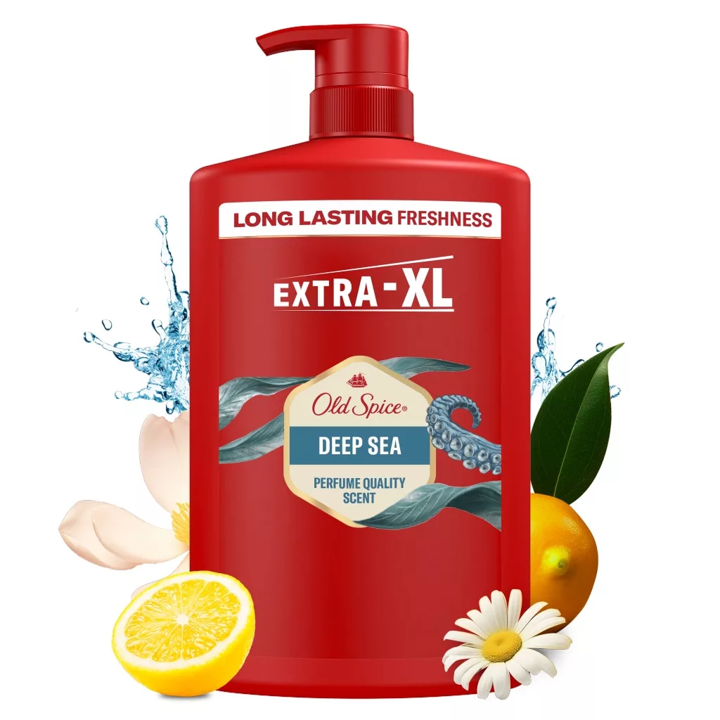 Old Spice Deep Sea 3 az 1-ben Tusfürdő és Sampon (1000 ml)