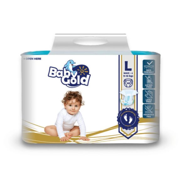 Baby Gold L nadrágpelenka Maxi 4, 9-13 kg (40 db)