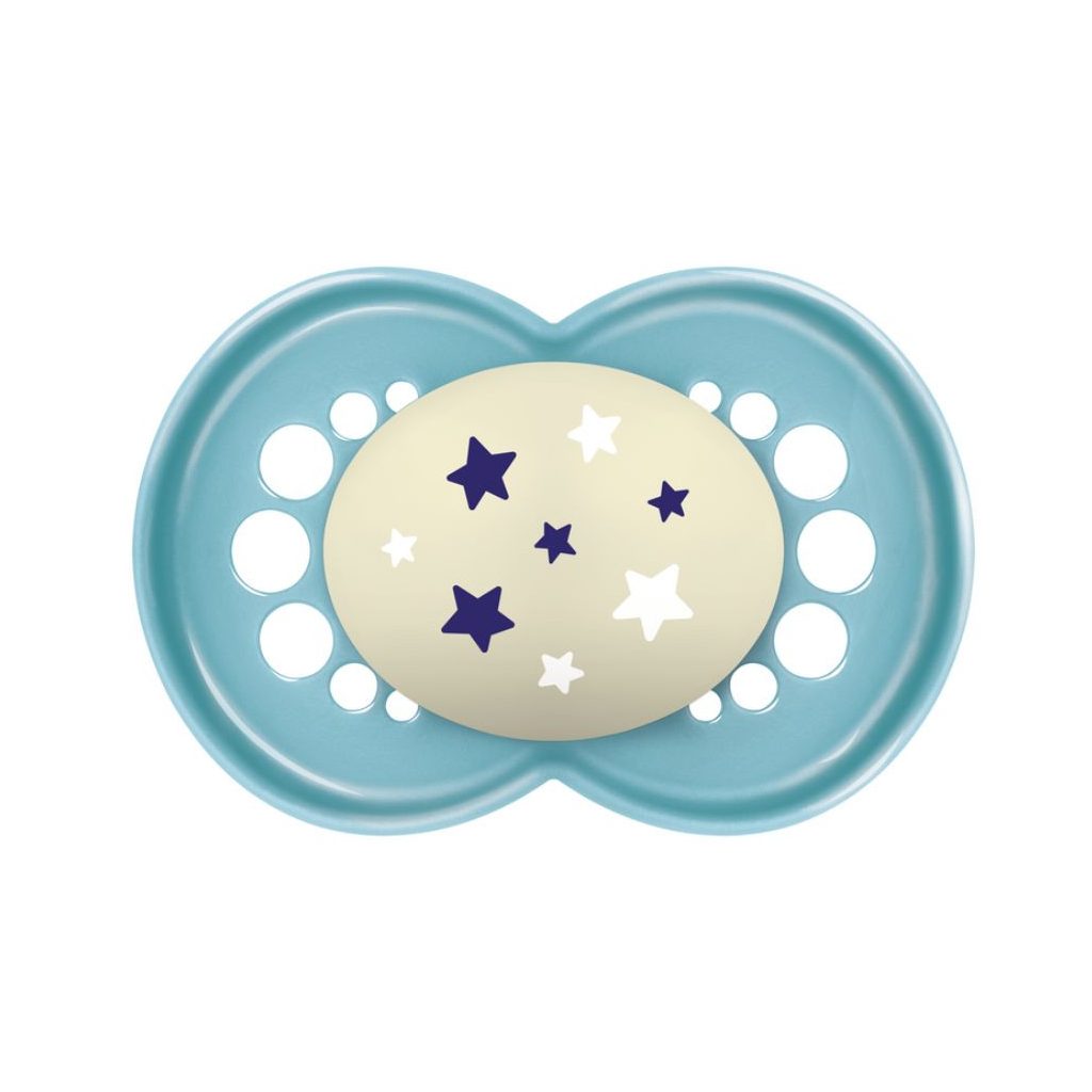 MAM Original Night szilikon játszócumi 6 hó+ (fiús)