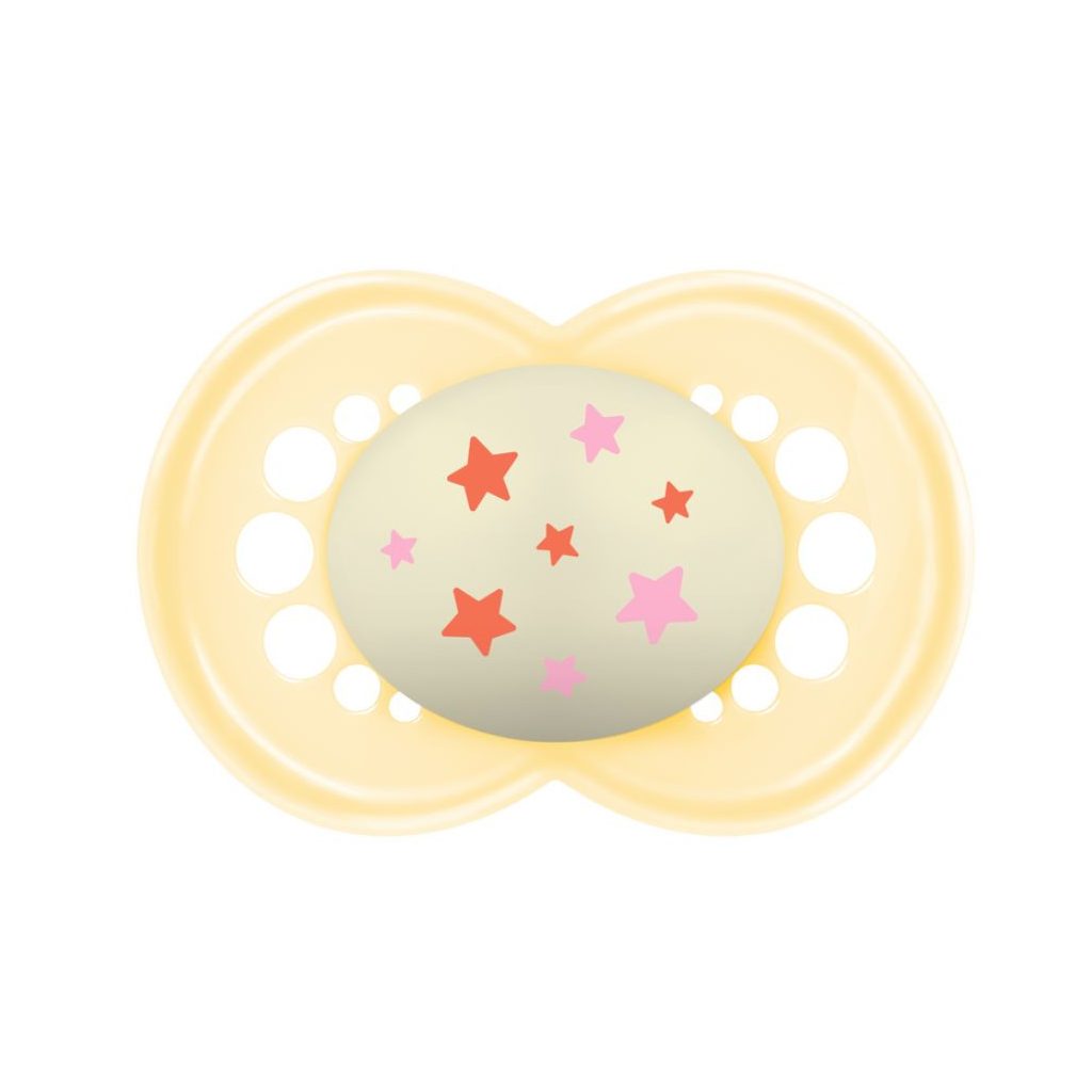 MAM Original Night szilikon játszócumi 6 hó+ (lányos)