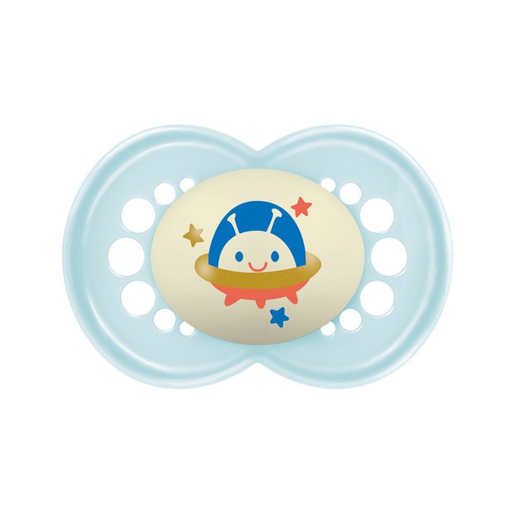 MAM Original Night szilikon játszócumi 6 hó+ (fiús)