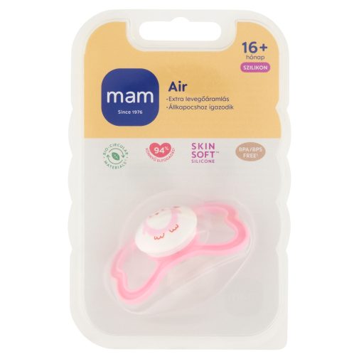 MAM Air szilikon játszócumi 16 hó+ (fiús)