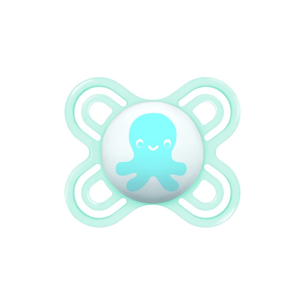 MAM Perfect Start szilikon játszócumi 0+ hónap (fiús)