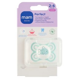 MAM Perfect szilikon játszócumi 2-6 hó+ (fiús)