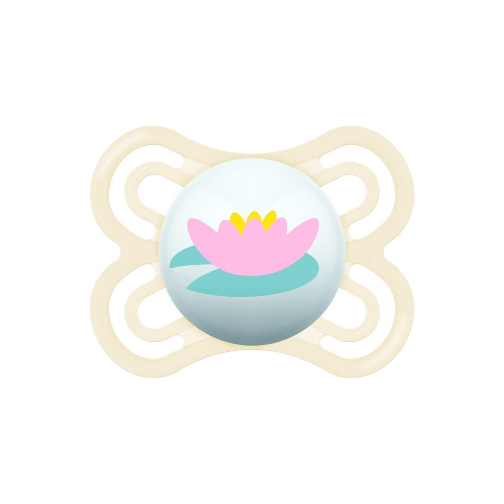 MAM Perfect szilikon játszócumi 2-6 hó+ (lányos)