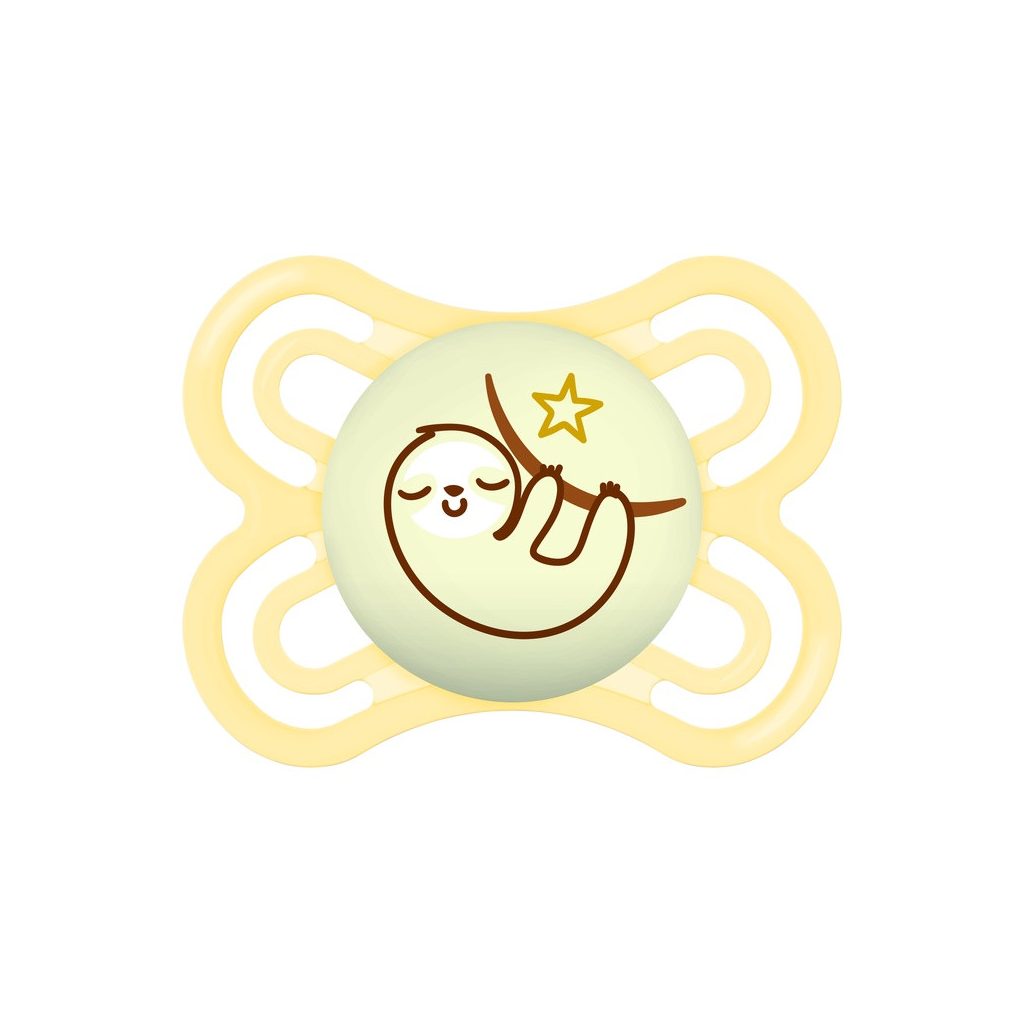 MAM Perfect Night szilikon játszócumi 2-6 hó (lányos)