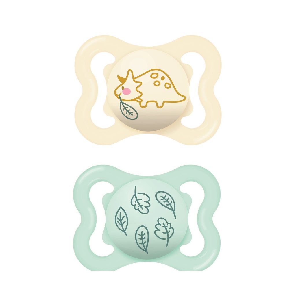 MAM Supreme szilikon játszócumi 0 hó+, 2 db (unisex)