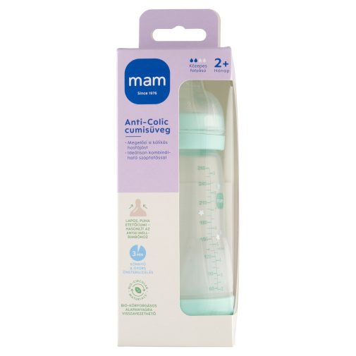 MAM Anti Colic cumisüveg 260 ml (fiús)