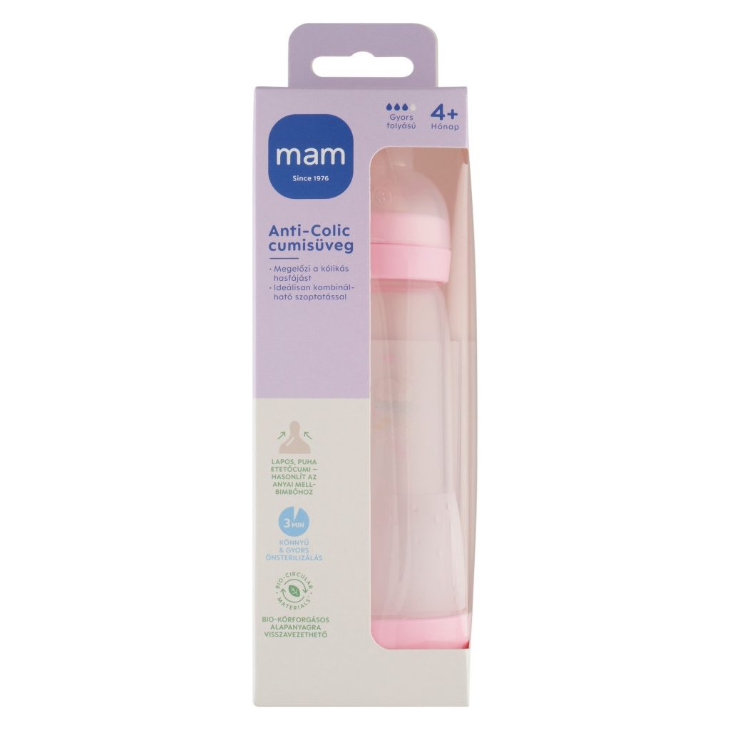 MAM Anti Colic cumisüveg 320 ml (fiús)
