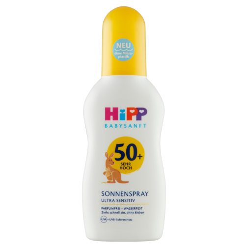 Hipp Babysanft napvédő spray, naptej SPF50+ 150 ml