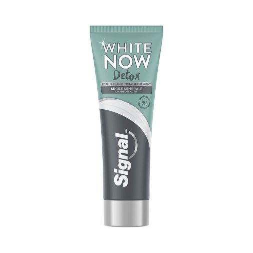 Signal White Now Detox Mineral Clay Activated Charcoal fogkrém (75 ml)
