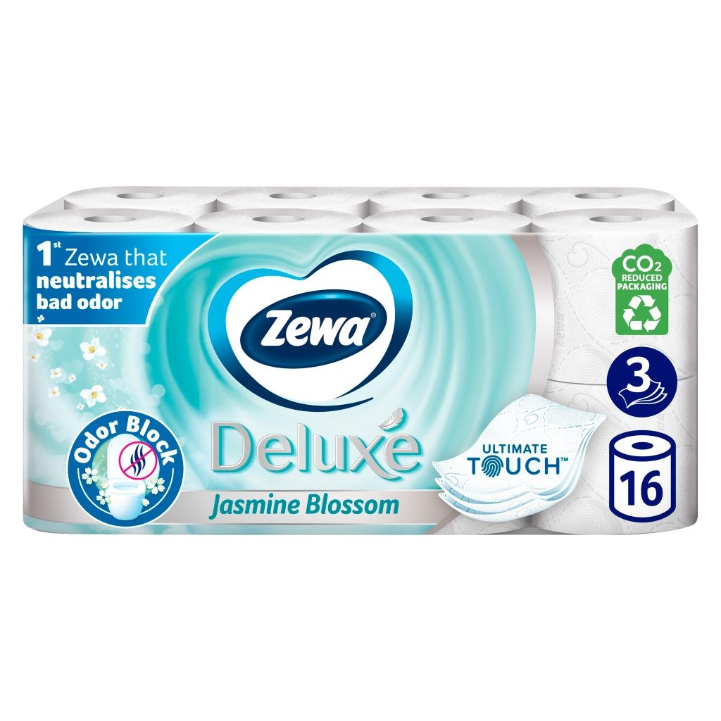 Zewa Deluxe Jasmine Blossom toalettpapír 3 rétegű (16 tekercs)