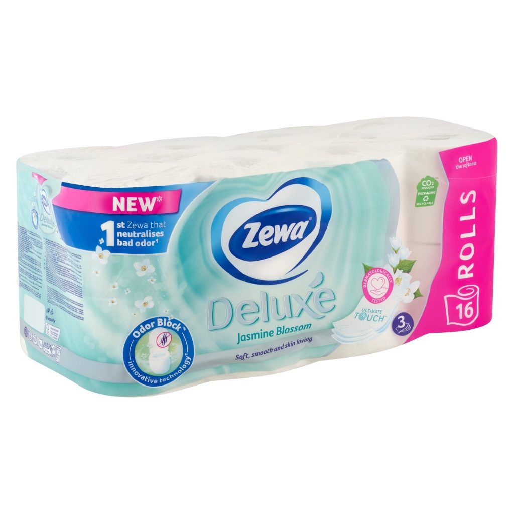 Zewa Deluxe Jasmine Blossom toalettpapír 3 rétegű (16 tekercs)