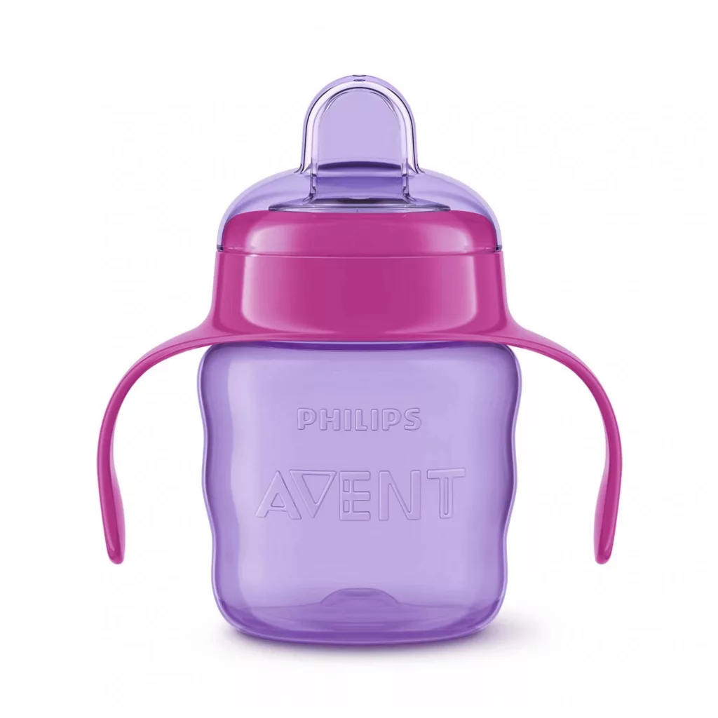 Philips Avent SCF551/03 Itatópohár Classic 200 ml itatófüllel (lila)