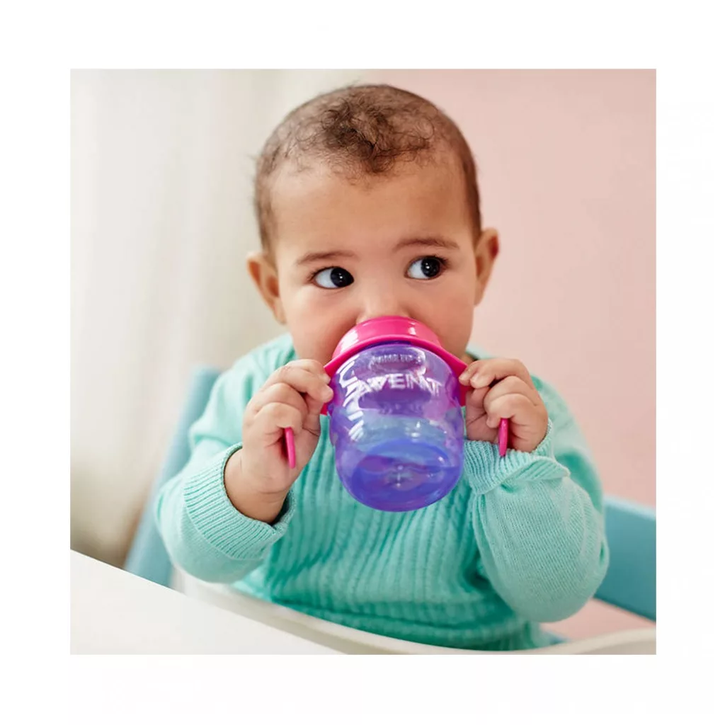 Philips Avent SCF551/03 Itatópohár Classic 200 ml itatófüllel (lila)