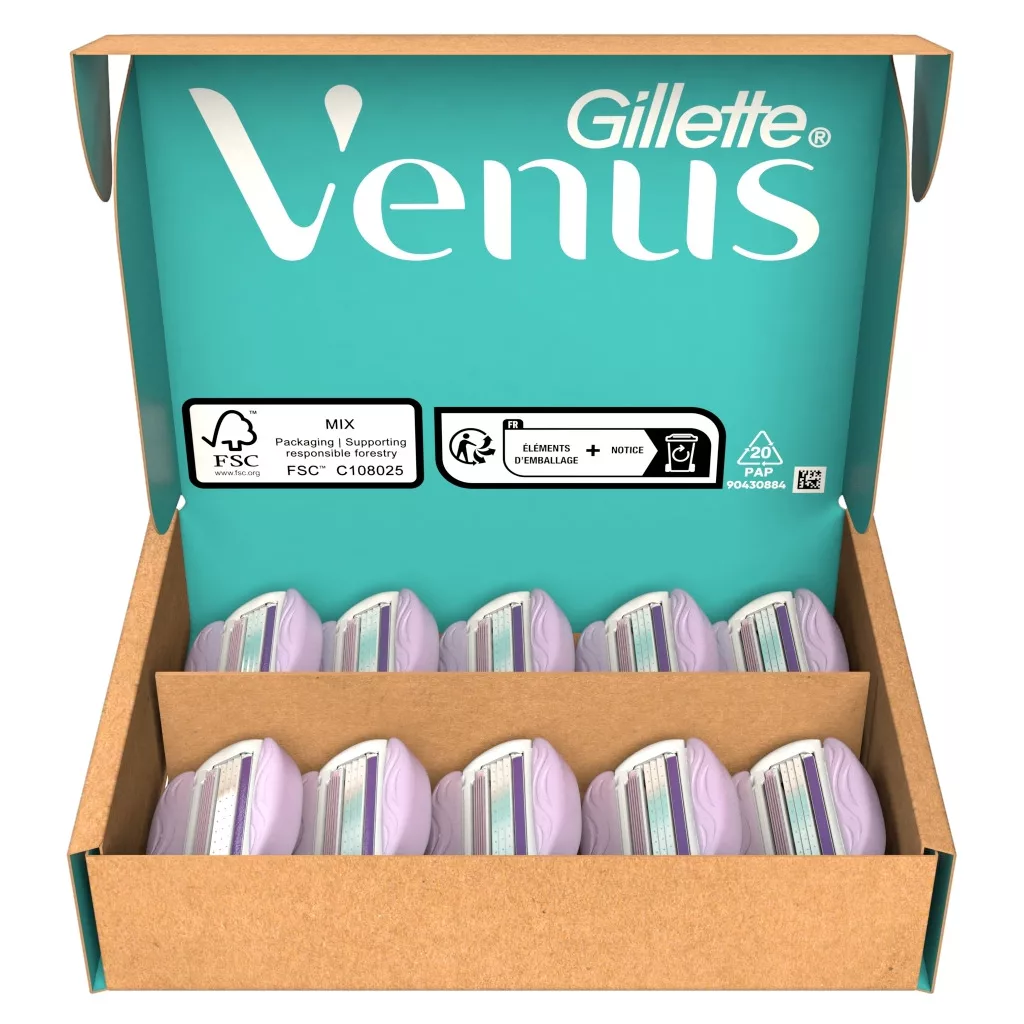Gillette Venus ComfortGlide Breeze Borotvabetét Női Borotvához (10 db)