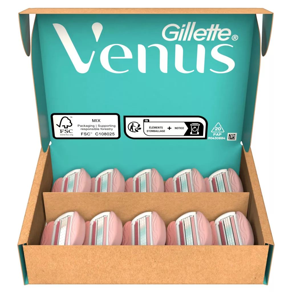 Gillette Venus ComfortGlide Spa Breeze Borotvabetét Női Borotvához (10 db)