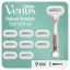 Gillette Venus Delux Smooth Sensitive Női Borotva 9 db Borotvabetéttel