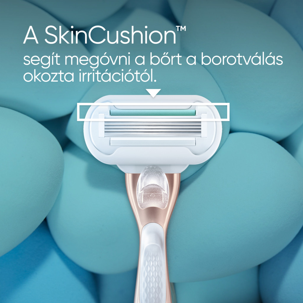 Gillette Venus Delux Smooth Sensitive Női Borotva 9 db Borotvabetéttel