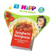 Hipp BIO bolognai spagetti, 12 hó+ (250 g) - tálcás menü