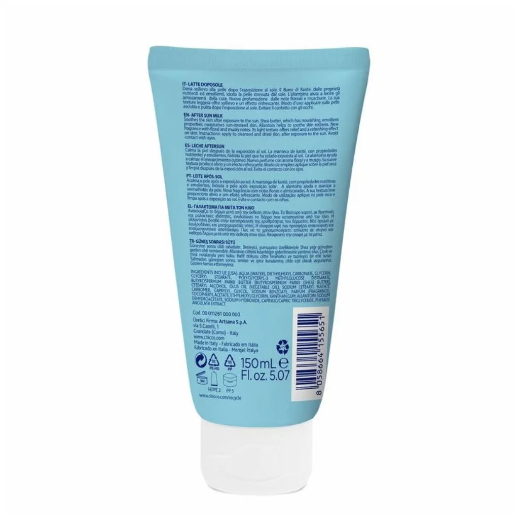 Chicco napozás utáni tej, shea vaj, allatoin (150 ml)