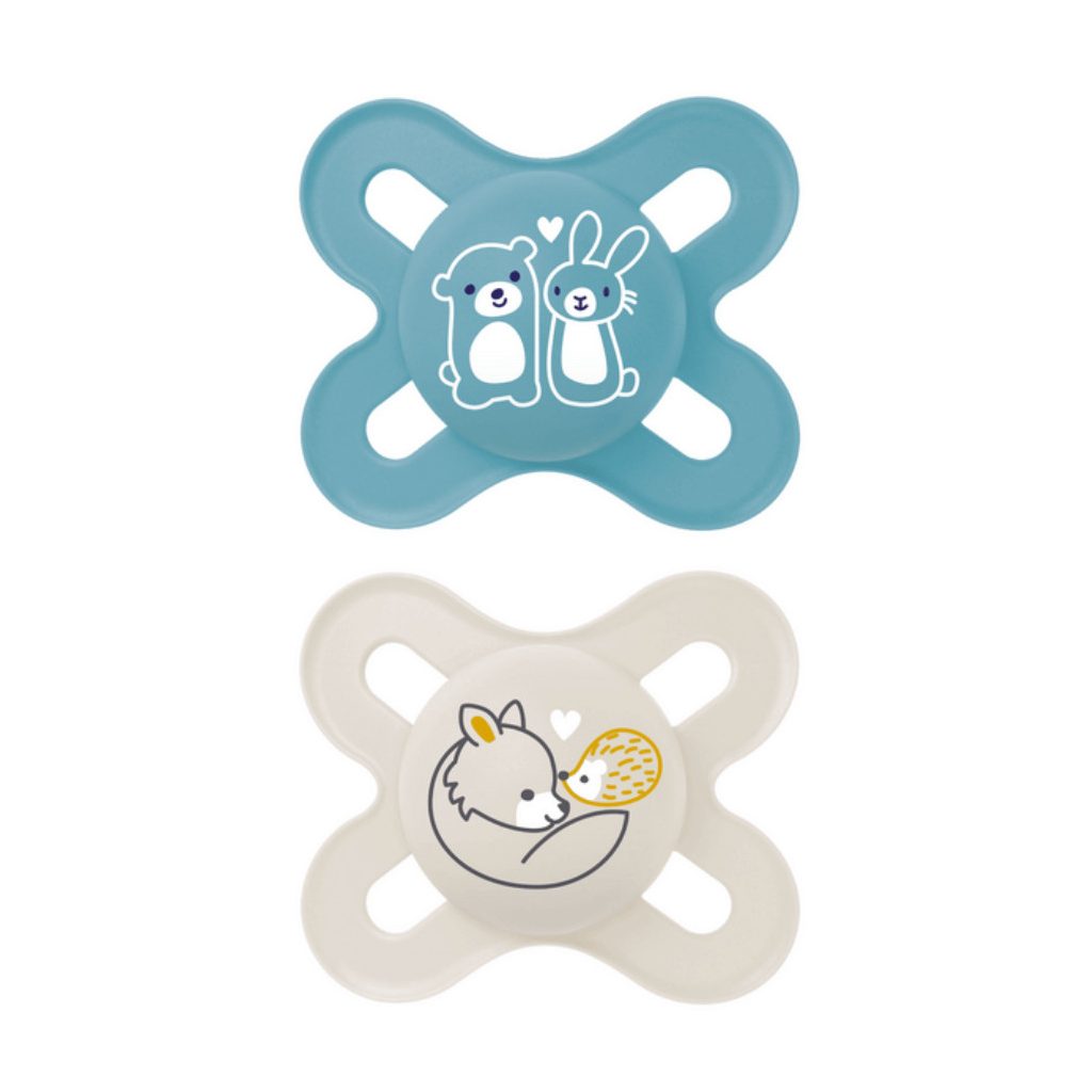 MAM Original Start szilikon játszócumi 0 hó+, 2 db (fiús)