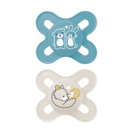   MAM Original Start szilikon játszócumi 0 hó+, 2 db (fiús)