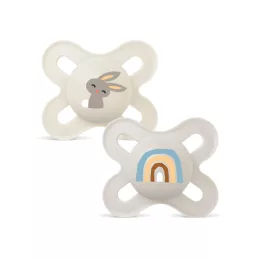   MAM Original Start szilikon játszócumi 0 hó+, 2 db (unisex)