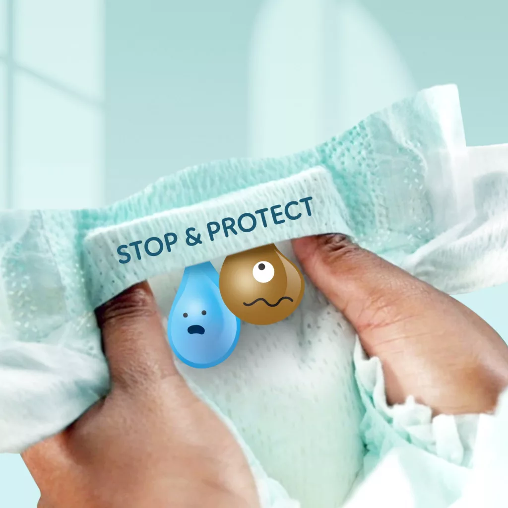 Pampers Premium Care pelenka 2, 4-8 kg, 136 db + AJÁNDÉK Baba az autóban matrica