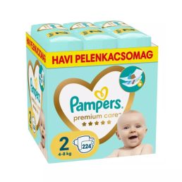   Pampers Premium Care pelenka 2, 4-8 kg, HAVI PELENKACSOMAG 224 db