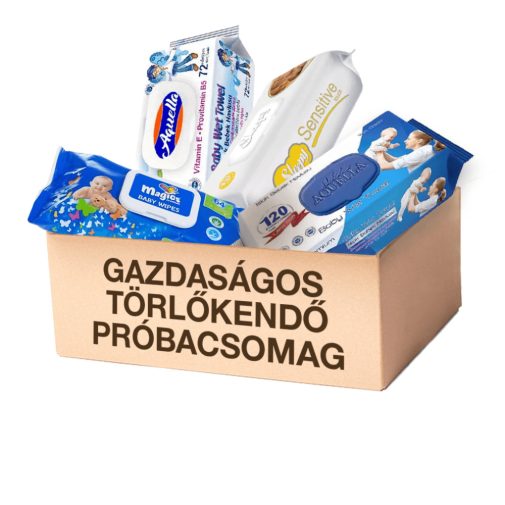 Gazdaságos nedves törlőkendő próbacsomag