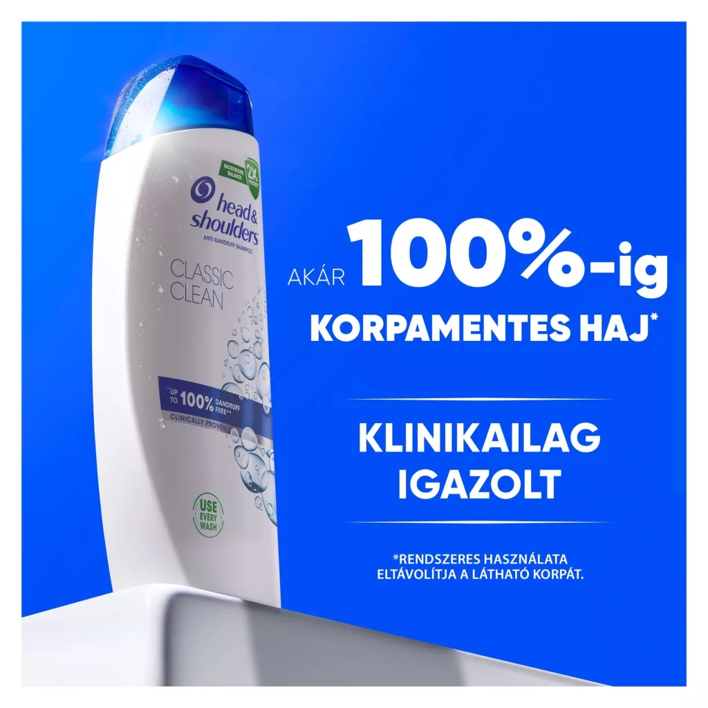 Head & Shoulders Classic Clean korpásodás elleni sampon (800 ml)