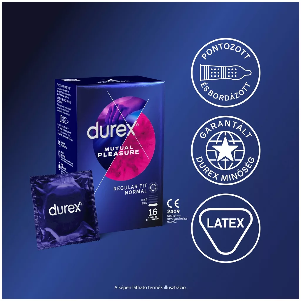 Durex Mutual Pleasure késleltető óvszer (16 db)