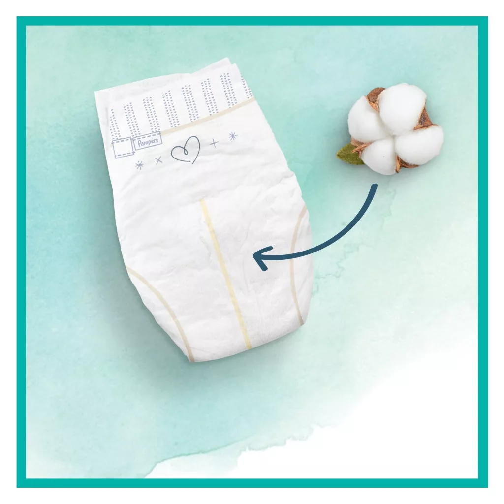 Pampers Harmonie pelenka 1, 2-5 kg, 102 db + AJÁNDÉK Baba az autóban matrica