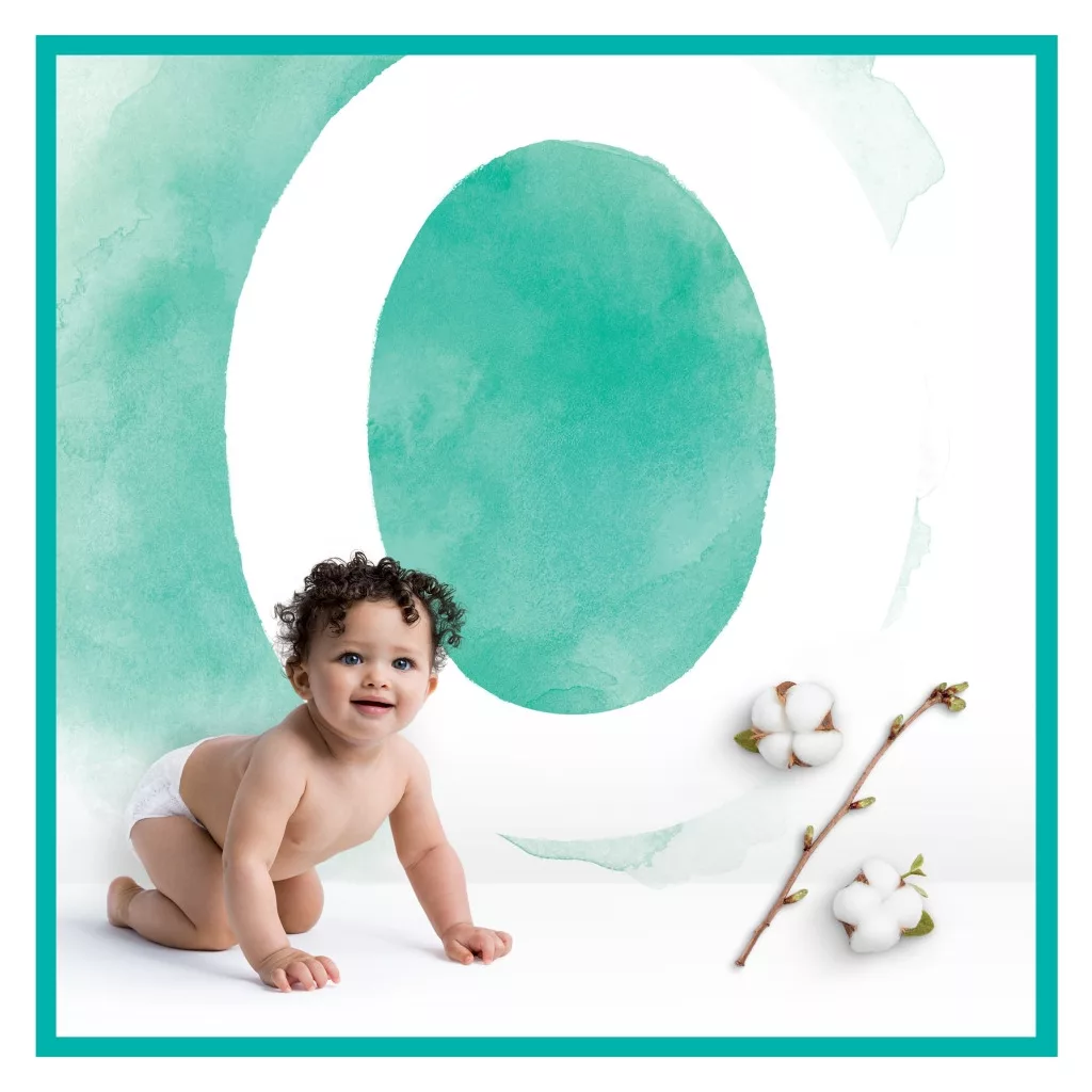 Pampers Harmonie pelenka 1, 2-5 kg, 102 db + AJÁNDÉK Baba az autóban matrica