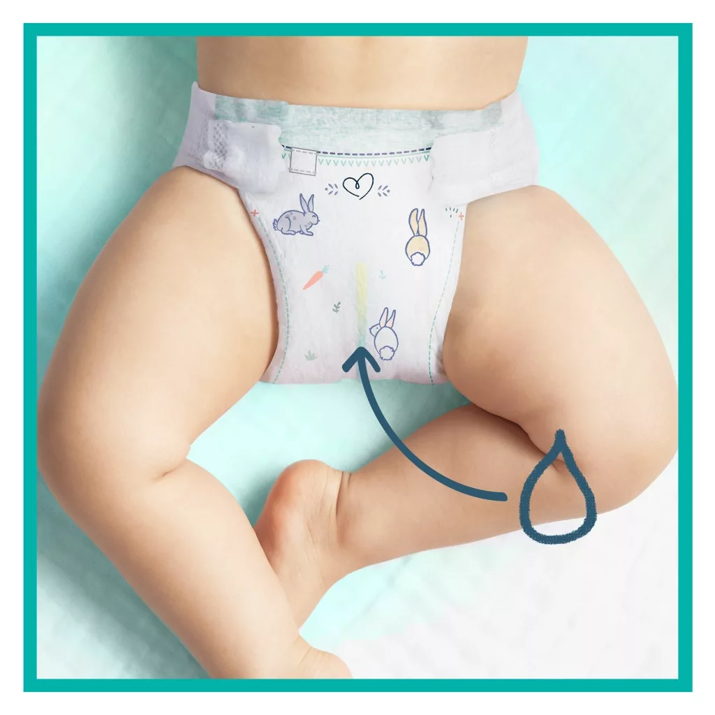 Pampers Harmonie pelenka 1, 2-5 kg, 102 db + AJÁNDÉK Baba az autóban matrica