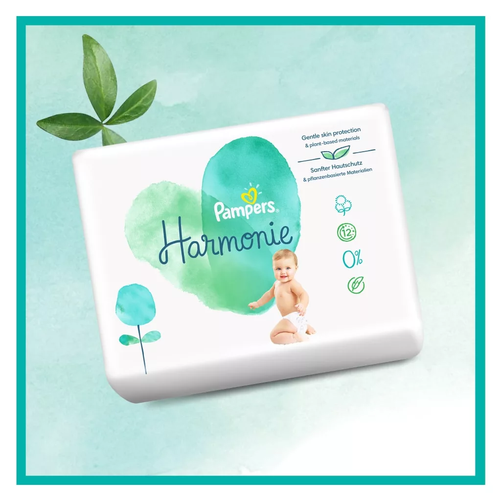 Pampers Harmonie pelenka 1, 2-5 kg, 102 db + AJÁNDÉK Baba az autóban matrica
