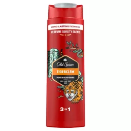   Old Spice Tiger Claw 3 az 1-ben tusfürdő és sampon férfiaknak (400 ml)
